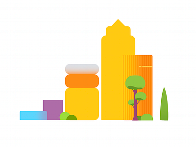 Simpl city abstract affinity art brandillustration branding city design energy illustration illustrator nrg shapes simple smartcity ui ux vector visual