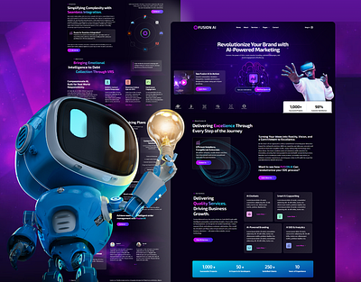 AI Marketing & Machine Learning Website Template ai agency website ai automation website template ai consulting website design ai landing page template ai marketing elementor template ai services wordpress template ai startup wordpress template ai tools website template automation technology website creative technology website digital marketing ai template futuristic website design high tech website design machine learning agency website modern ai agency template saas website elementor template tech company elementor kit