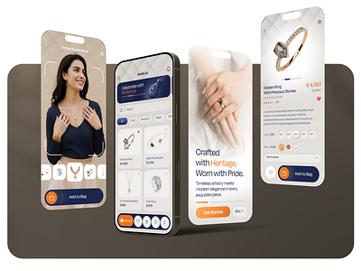 Luxury Jewellery App — UI Design Concept app design app interfaces jewelery jewellery app jewellery app ui jewellery shop jewellery store jewelry app jewelry app design jewelry app ui jewelry mobile app jewelry shopping app jewelry store minimalist ui mobile app ui mobile ui design modern app ui online jewellery online jewelry shop app design ui ux design