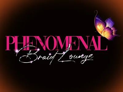 Phenomenal Braid Lounge Logo branding graphic design logo