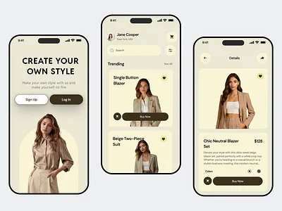 Fashion Shopping App UI app design app designer app ui apps branding designer fashion app ui freelancer graphic design shopping app ui ui app ui designer ui web and app uiuxdesign user experience user interface ux design uxdesign website design