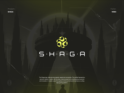 Tech Logo & Brand Identity – Shaga 3d gaming logo brand identity branding agency branding package guide clever logo design identity system logo animation logo gaming logo ideas logo inspiration modern tech logo phenomenon studio tech branding tech logo tech startup logo ux logo visual identity web3 branding web3 design web3 social media
