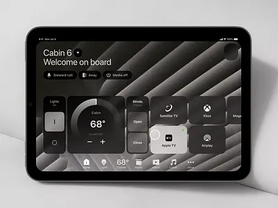 Polaris Control ipad lifestyle mobile apps modular uxui systems polaris control product design ui utility