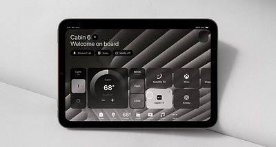 Polaris Control ipad lifestyle mobile apps modular uxui systems polaris control product design ui utility