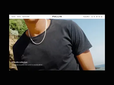 Pullin brand branding e commerce fashion shopify