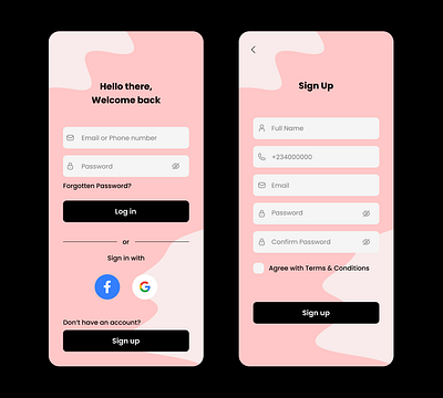 Sign Up page app dailyui design ui ux