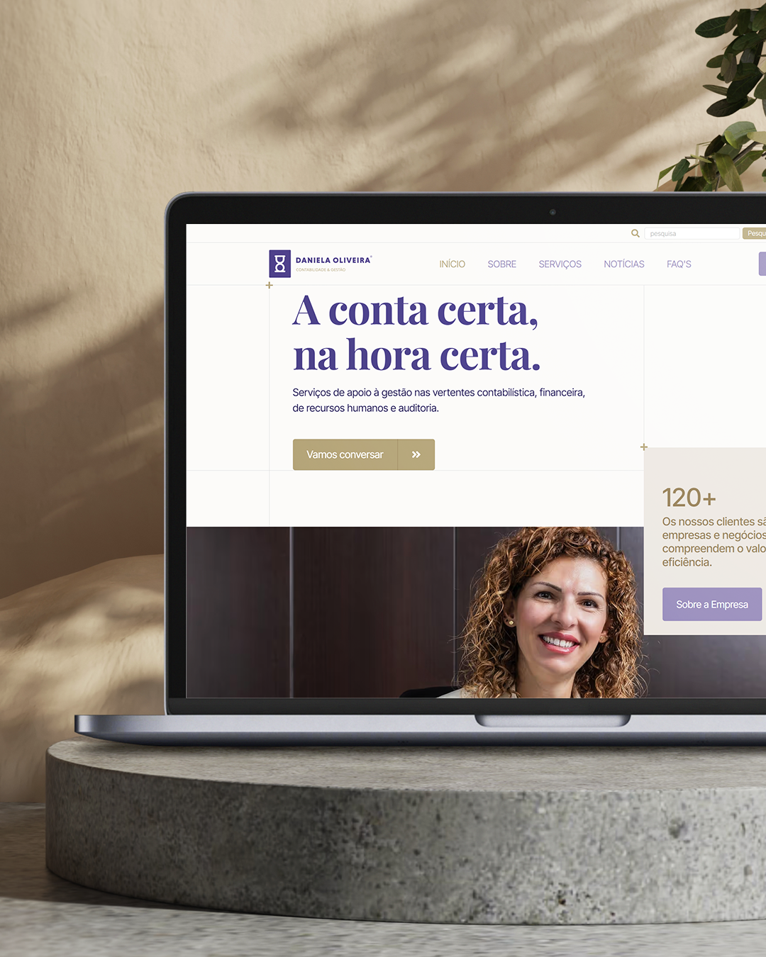 Daniela Oliveira - Contabilidade e Gestão webdesign