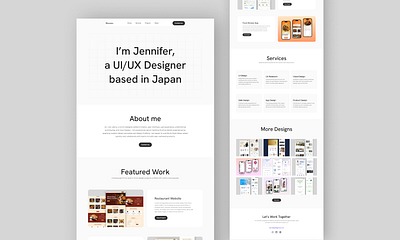 Portfolio Website Design figma framer framer portfolio landing page design portfolio portfolio web design portfolio web ui portfolio website portfolio website ui portfolio website uidesign web design website design website ui