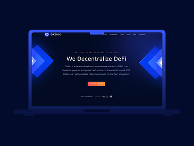 DXdao — Website Design for Decentralized Governance Collective 404 blockchain crypto dao dxdao governance ui uiux web design web3 website