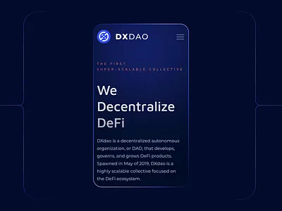 DXdao — Website Design for Decentralized Governance Collective 404 blockchain crypto dao dxdao ethereum governance ui uiux web design web3 website