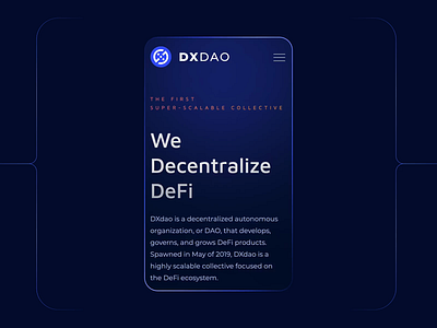 DXdao — Website Design for Decentralized Governance Collective 404 blockchain crypto dao dxdao ethereum governance ui uiux web design web3 website