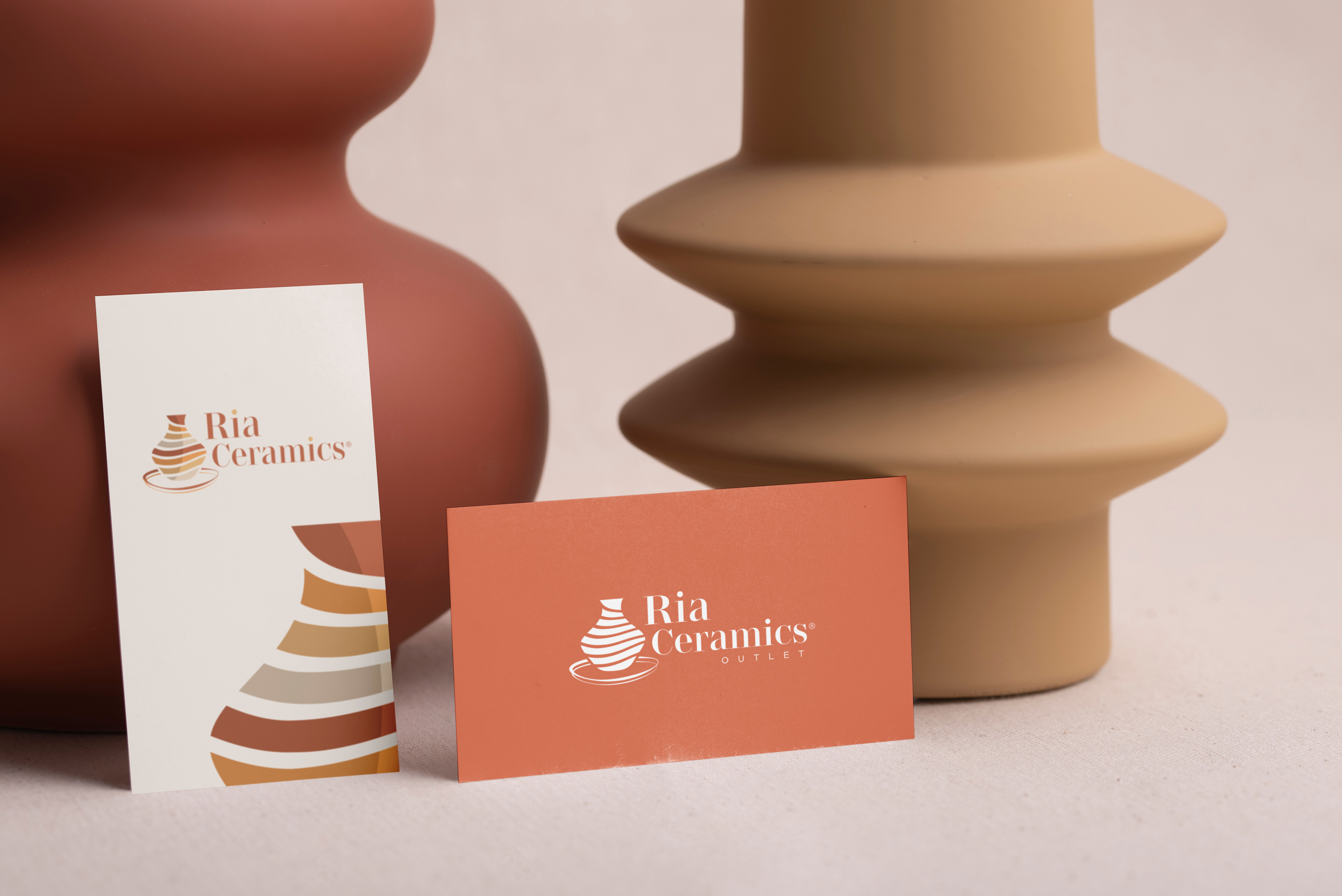 Ria Ceramics branding design identity logodesign