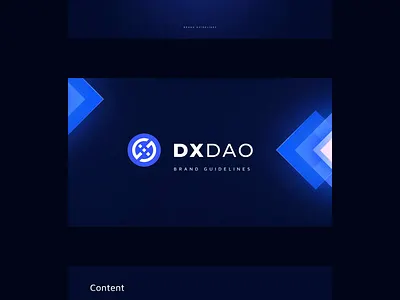 DXdao — Brand Guidelines for Decentralized Governance blockchain brand guidelines brandidentity branding crypto dao design ethereum governance graphic design identity logo web3