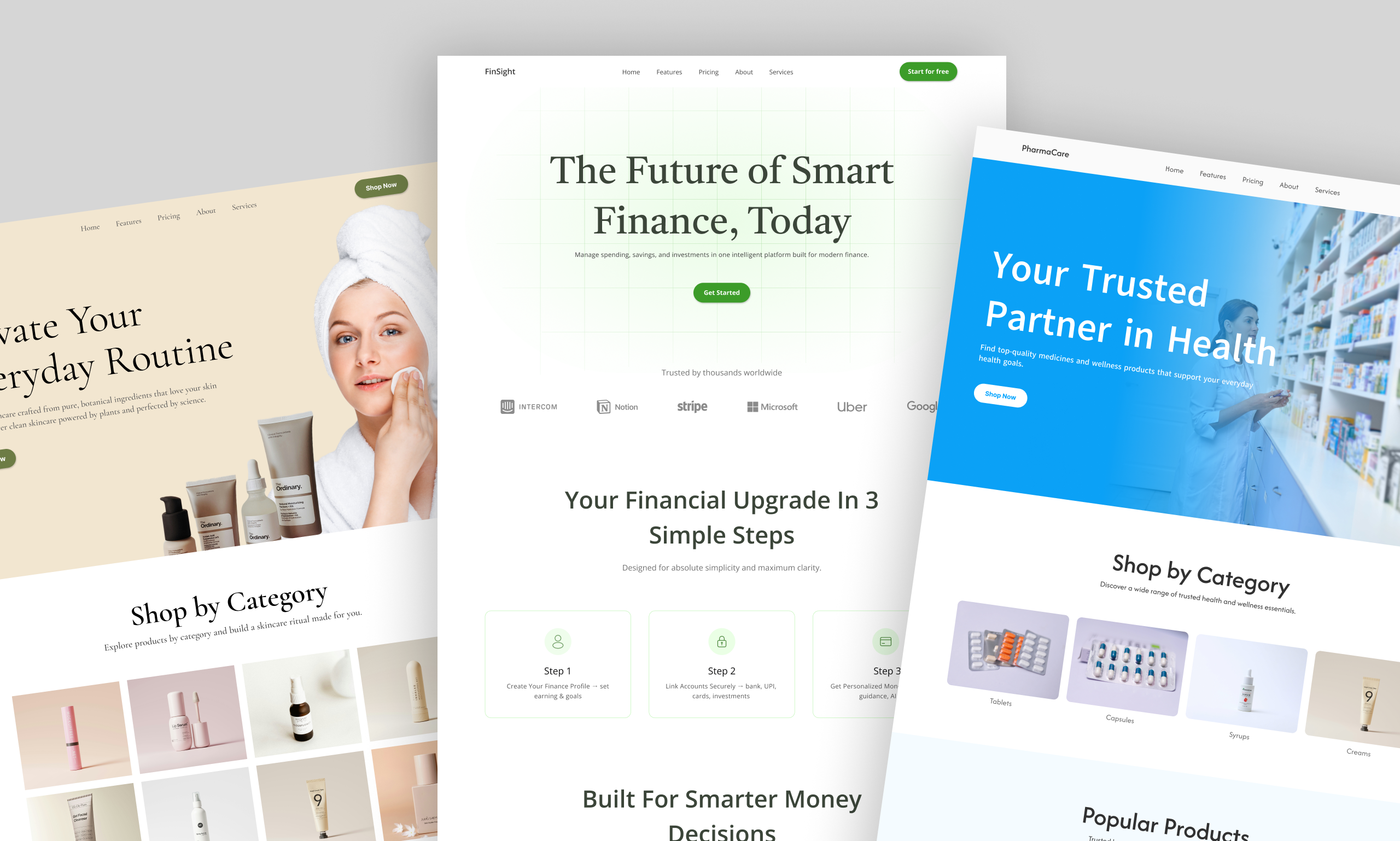 Example of Figma To Framer Websites Design | UI UX