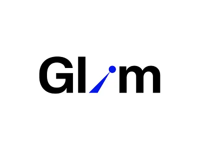 Glim - Logo Design Concept #2 beam brand identity brand logo brand mark design logo logo design logomark logotype minimalist modern photography production house simple visual identity