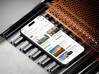 Real estate app app product design property real estate ui uiux