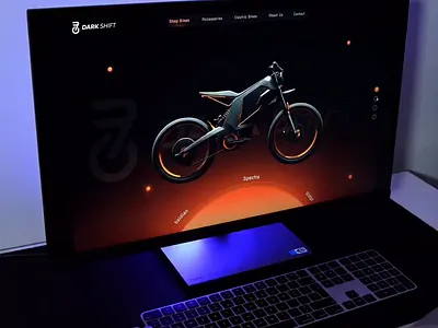 Modern website ui design motion graphics ui