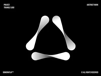 Triangular logomark available for sale abstract logo brand branding crypto logo davor butorac dbworkplay design fintech logo graphic design logo logomark logotype symbol visual identity