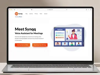 Synqq Website Illustrations ai animation call character driving illust illustration motion design notes takeaways ui website zoom