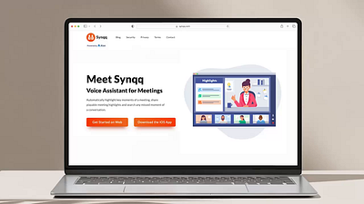 Synqq Website Illustrations ai animation call character driving illust illustration motion design notes takeaways ui website zoom