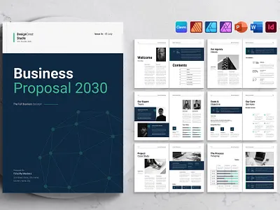 Business Proposal Template business brochure business document business proposal company proposal corporate proposal modern proposal professional proposal project proposal proposal design proposal template