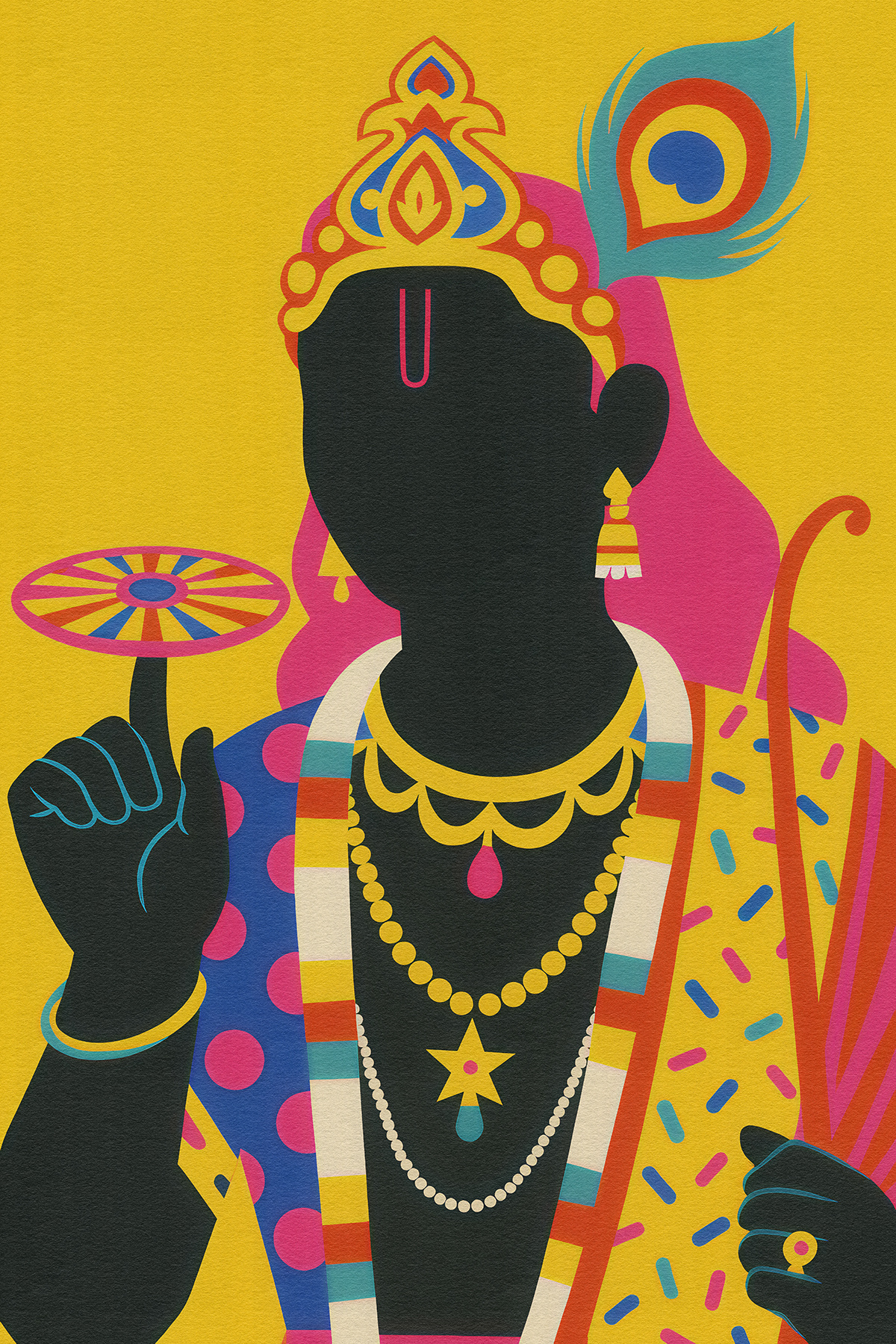 OH MY GOD – A Vibrant Pop Art Journey colorful colorful spiritual art devotional digital art graphic pop icons hindu symbolism art illustration indian art modern art modern indian art neon art neon deity illustration neon pop design pop art pop art hindu spiritual vibrant vibrant devotional art