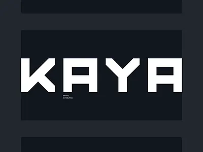 Kaya — Brand Guidelines for AI Recruitment Platform ai blockchain brand guidelines brandidentity branding crypto design graphic design hrtech identity illustration logo product design saas visual language visual system