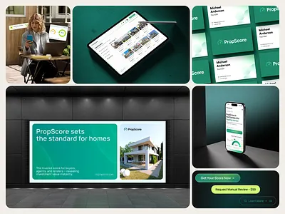 Marketing Design for Real Estate AI SaaS Platform | Masterly billboard design brand design brand identity branding business cards cta design design system landing page design marketing assets marketing design mobile mockup proptech real estate branding saas branding ui ui design ux design uxui visual identity web design