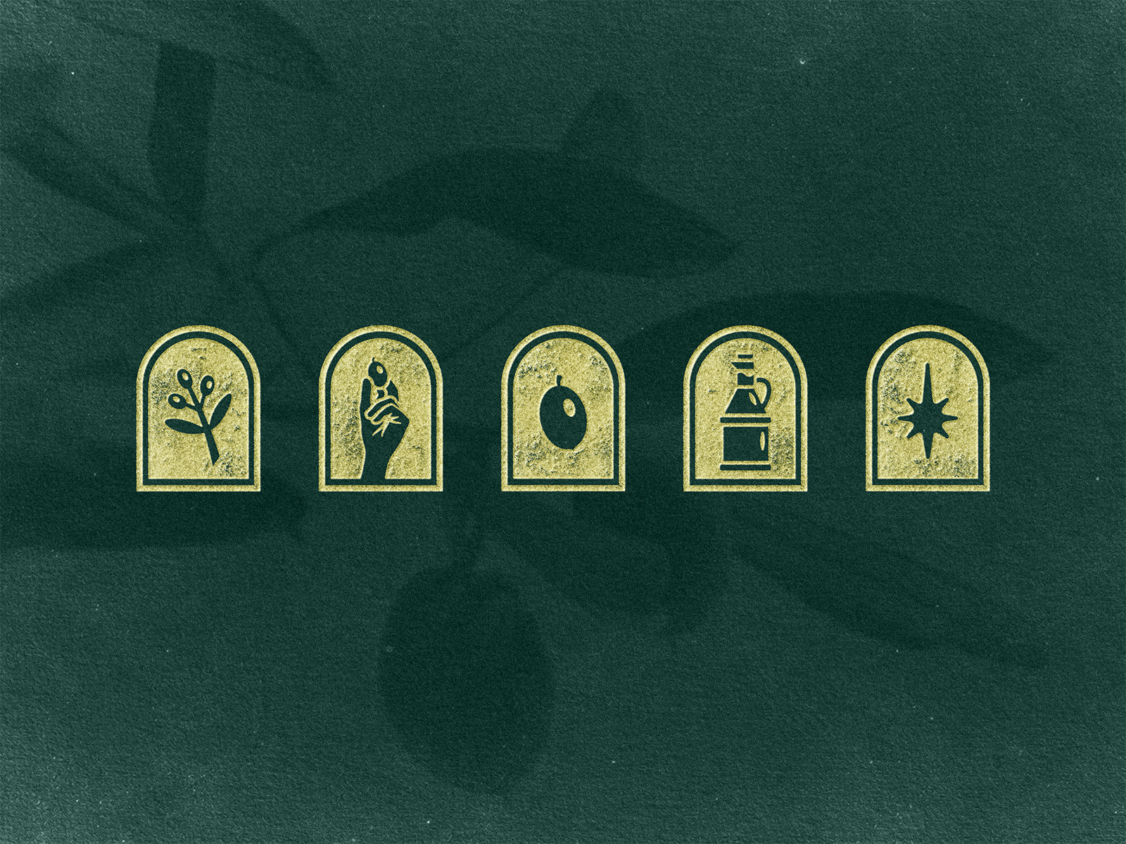 Solar d’Azeiteira · Five Arches of the Brand brand brand arches brand identity branding design graphic design icon design icon set icons illustration minimal olive olive branch olive oil pictogram values visual identity visual storytelling