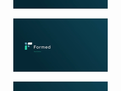 Formed — Brand Guidelines for healthcare professionals platform brand guidelines brandidentity branding design graphic design healthcare identity logo saas visual system wellness