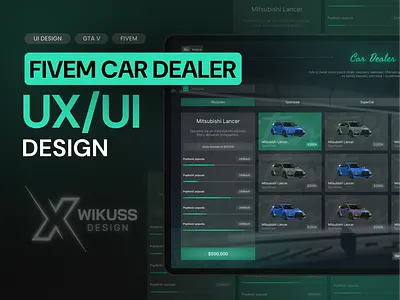 Game UI/Fivem/GTA V Car Dealer car dealer car dealer ui design fivem fivem car dealer fivem ui fivem ui design fivem ux design game car dealer game design game ui game ux design gta rp gta v gta v car dealer gta v ui roleplay roleplay ui rp ui