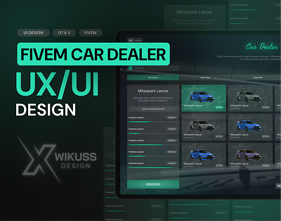 Game UI/Fivem/GTA V Car Dealer car dealer car dealer ui design fivem fivem car dealer fivem ui fivem ui design fivem ux design game car dealer game design game ui game ux design gta rp gta v gta v car dealer gta v ui roleplay roleplay ui rp ui