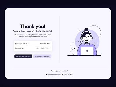 Daily UI 077 - Thank you 🙏 daily ui 77 daily ui challenge dailyui dailyuichallenge thank you ui design