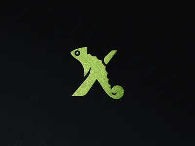 X_Chameleon animal blending branding chameleon cloth design graphic design icon lizard logo logo design minimalist nature reptile tropical vector wildlife x