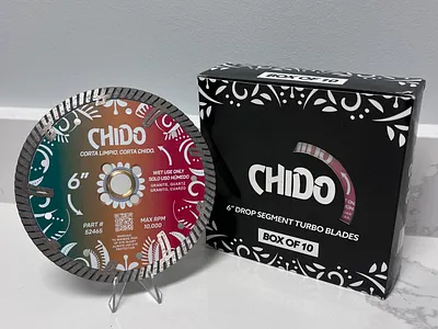 Chido Turbo Blade Design graphic design package design