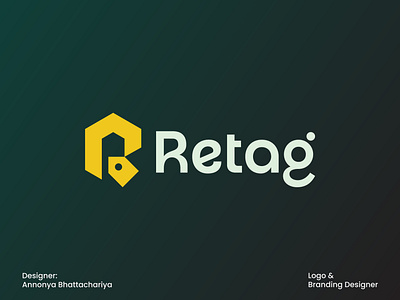 logo, logo design, branding, tag, appreal, e commerce, modern apperal brand identity branding ecommerce logo letter logo logo logo design minimal minimal logo modern logo r letter logo shopping logo tag