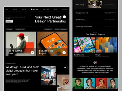 Creative Agency Website UI/UX Design 🚀 agency agency landing page agency website agency website design branding business website creative agency digital agency digital agency landing digital marketing agency pixelean sahin mia service website ui design uiux web design webflow website design wordpress service website