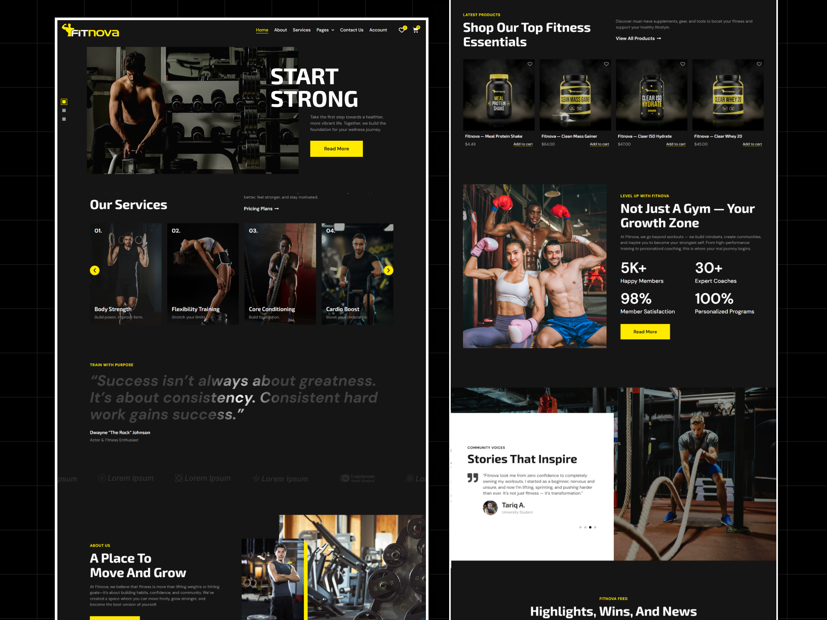 Example of Premium Landing Page Design