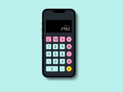 Daily UI, Day 4: Calculator dailyui design graphic design typography ui ux