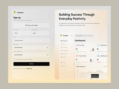 Sign In/Sign Up Page - ERP Dashboard authenticationscreen dashboarddesign designsystem erpdesign figmadesign hrms musa productdesign saasdesign saasui signinui uiux uxdesign uxinspiration webapp