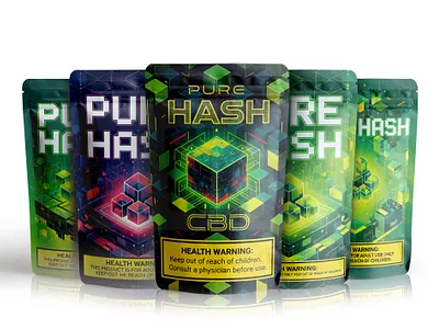 Pure Hash – Futuristic CBD Packaging Design attractive pouch ca cannabis cbd cbd design cbd product cbd product design cbd product label cbd product label design cbd product packaging cbd product packaging design food packaging label label design organic product design packaging packaging design product label weed packaging