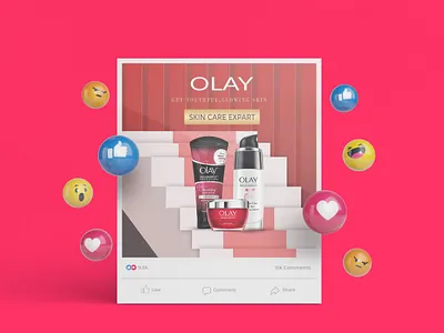 Social media post branding laxuary logo poster product