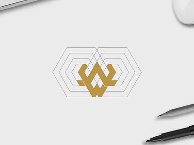 AW MONOGRAM agency australia branding business company design florida icon illustration lettering logo logomark monogram vector