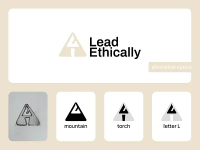 Alternative logo option brand brand designer branddesigner branding branding designer design elegant graphic design logo logo design logo designer logodesign logodesigner logotype modern mountain logo torch logo