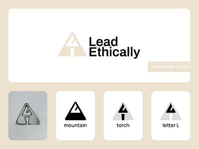 Alternative logo option brand brand designer branddesigner branding branding designer design elegant graphic design logo logo design logo designer logodesign logodesigner logotype modern mountain logo torch logo