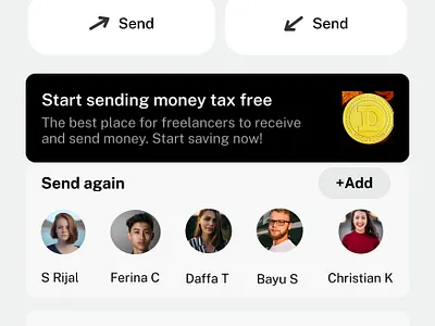 Fintech Homepage Mobile app Design fintech ui uidesiner