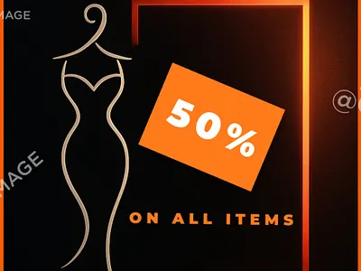 Exclusive Black Friday boutique banner graphic design logo