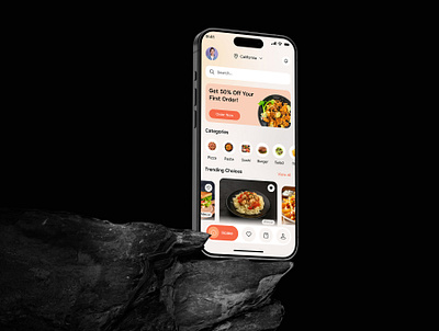FoodyGo - Food Delivery App Design branding delivery app food delivery app foodapp iosapp mobile app design mobile design restaurant restaurant app ui design