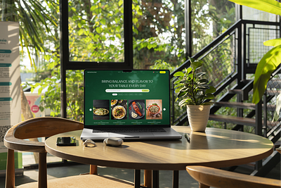 Kitchen & Cooking Website UI 3d animation branding design figma graphic design illustration logo motion graphics typography ui ux vector