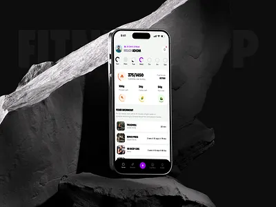 Fitness & Meal Planner App Design adom app app design app ui auchay case study diet app fitness app fitness app design gym app meal planner app ui ux workout app